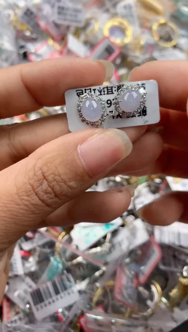 银S925镶嵌戒指翡翠3333----1