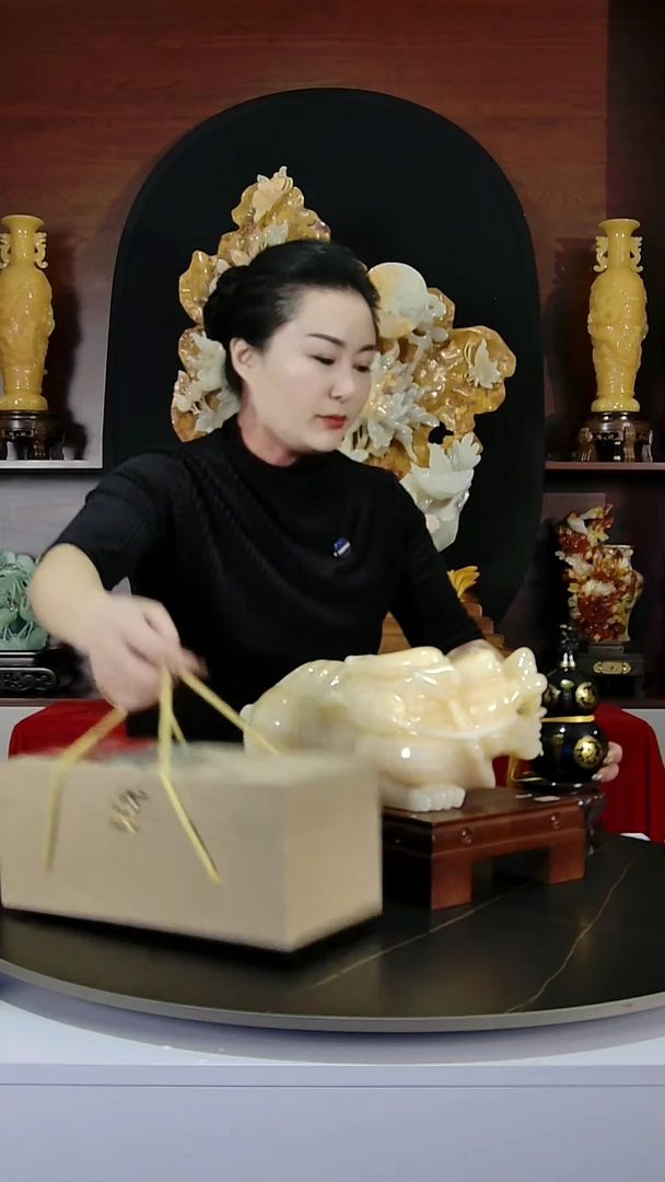 石材王*平家居装饰摆件 办公室玄关摆件