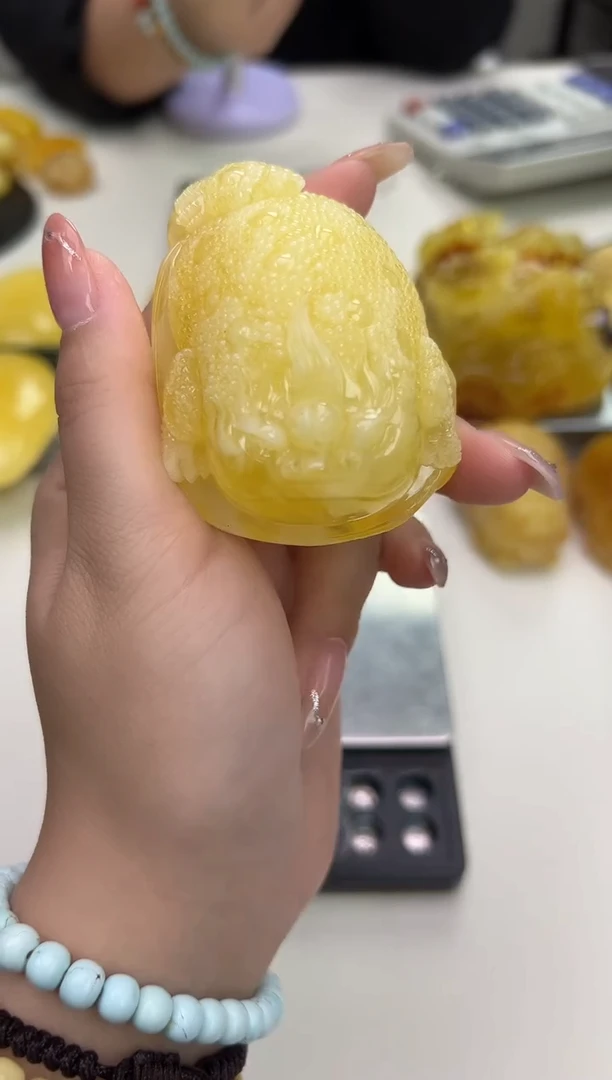 裸石琥珀未镶嵌琥珀蜜蜡吊坠