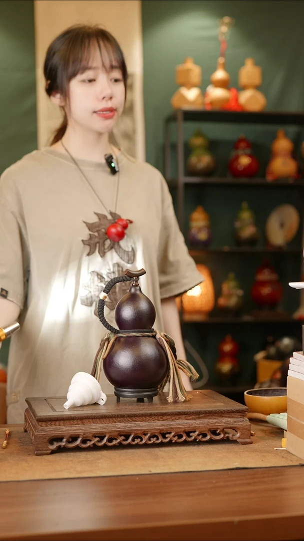 106号精品天然大漆酒葫芦一物一拍~