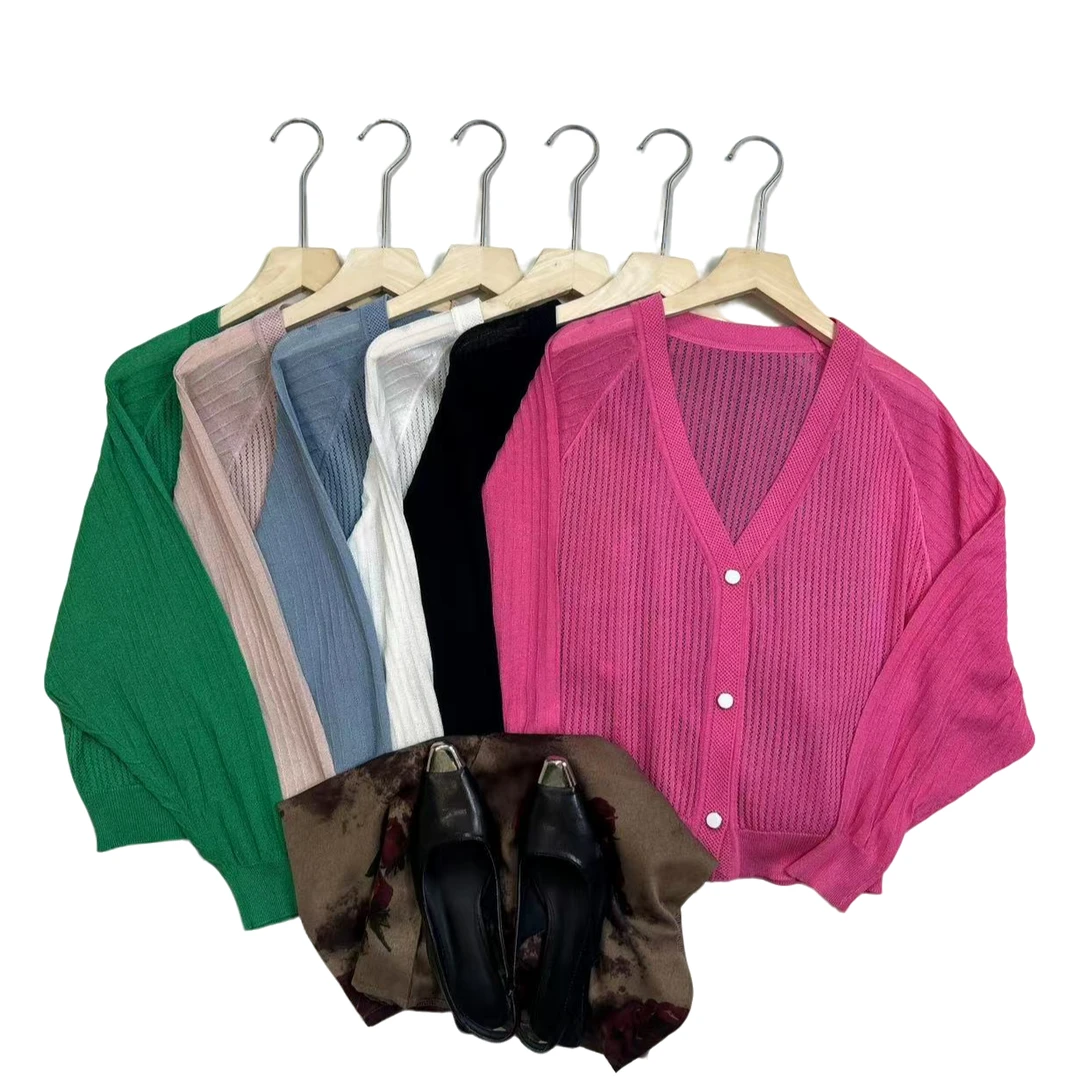 夏季薄款镂空针织开衫外套女夏新款洋气减龄防晒披肩冰丝罩衫上衣