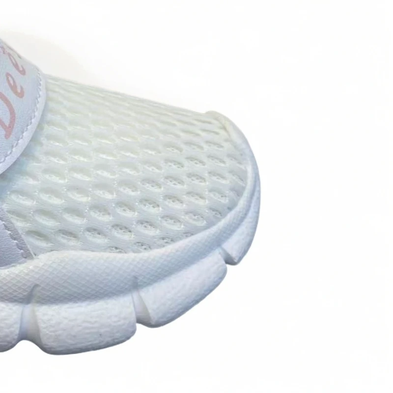 H笛莎童鞋女童2025春夏季软底网面轻便运动鞋拼色休闲跑步鞋335