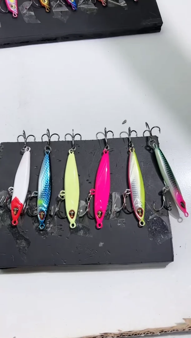 新品推荐 14克云落铁板 颜色混搭 10个