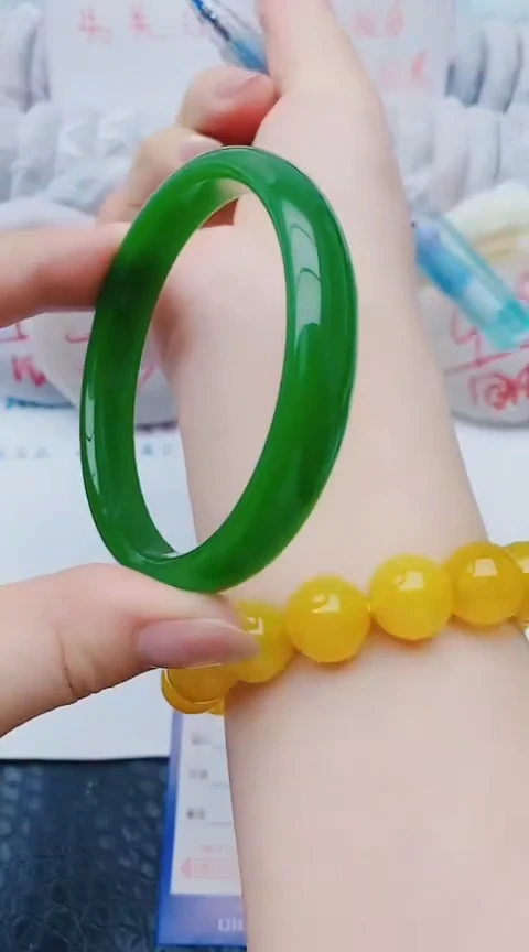 未镶嵌手镯石英质玉y255+60-61