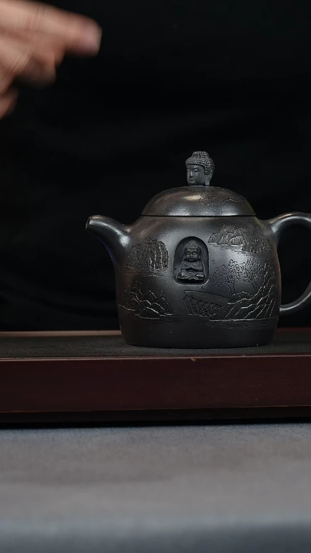 【闪购商品】紫砂茶壶石黄 秦权 佛头