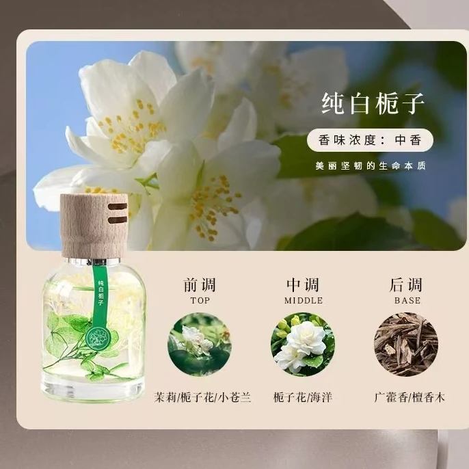 浓香栀子花车载香薰高级汽车用品持久留香车内淡香大容量摆件香水