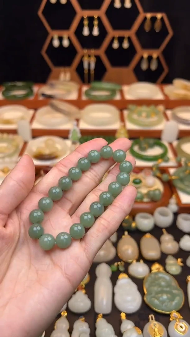 未镶嵌手链和田玉放漏