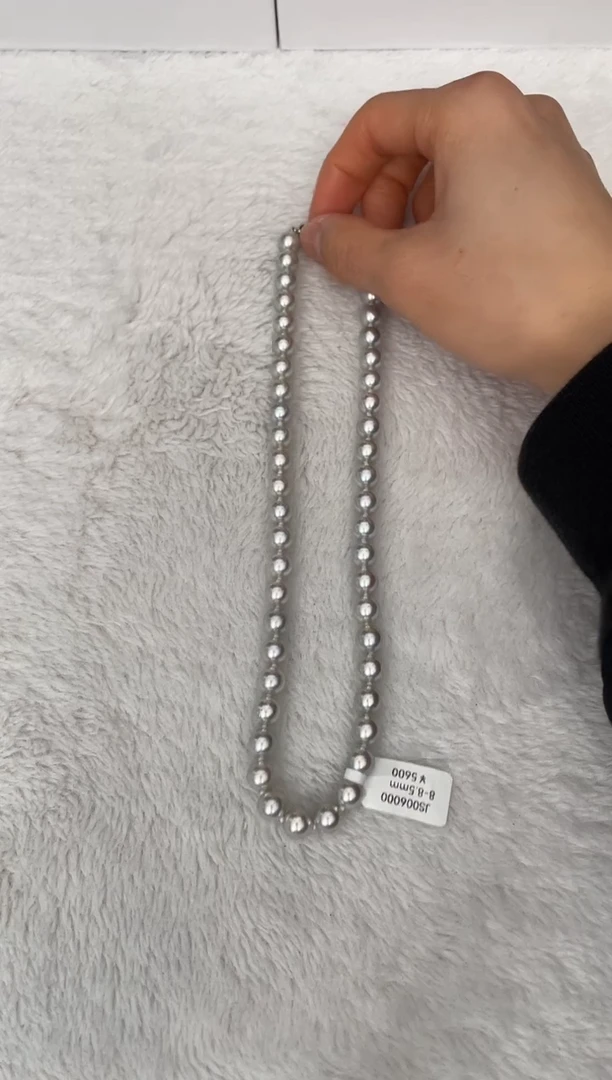 【闪购商品】海水珍珠颈饰未镶嵌AK真多麻8-8.5mm（多样性发一）