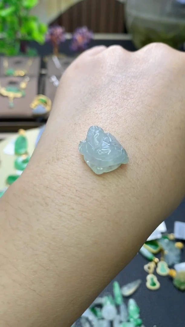 翡翠未镶嵌颈饰净货14624