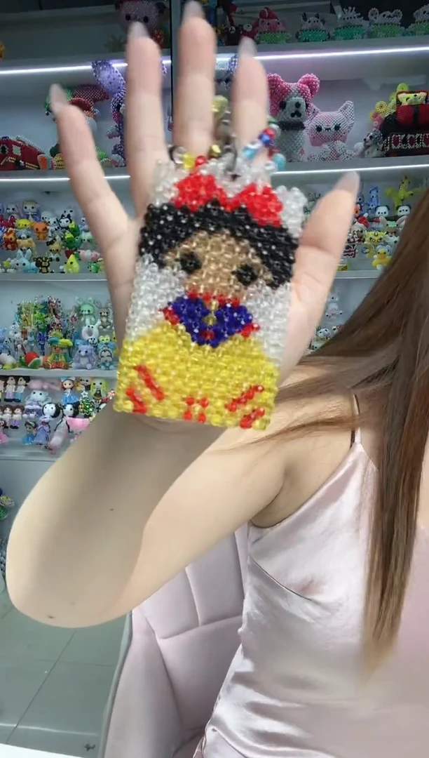 玻璃1303卡4水晶白雪卡套材料包1套