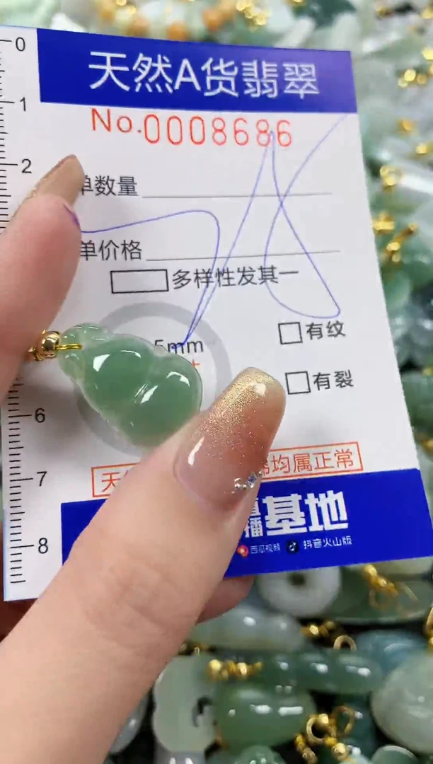 颈饰未镶嵌翡翠天然A货翡翠