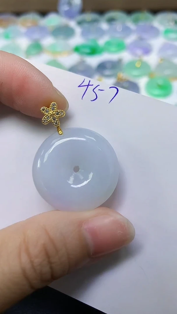 翡翠未镶嵌颈饰天然缅甸翡翠A货