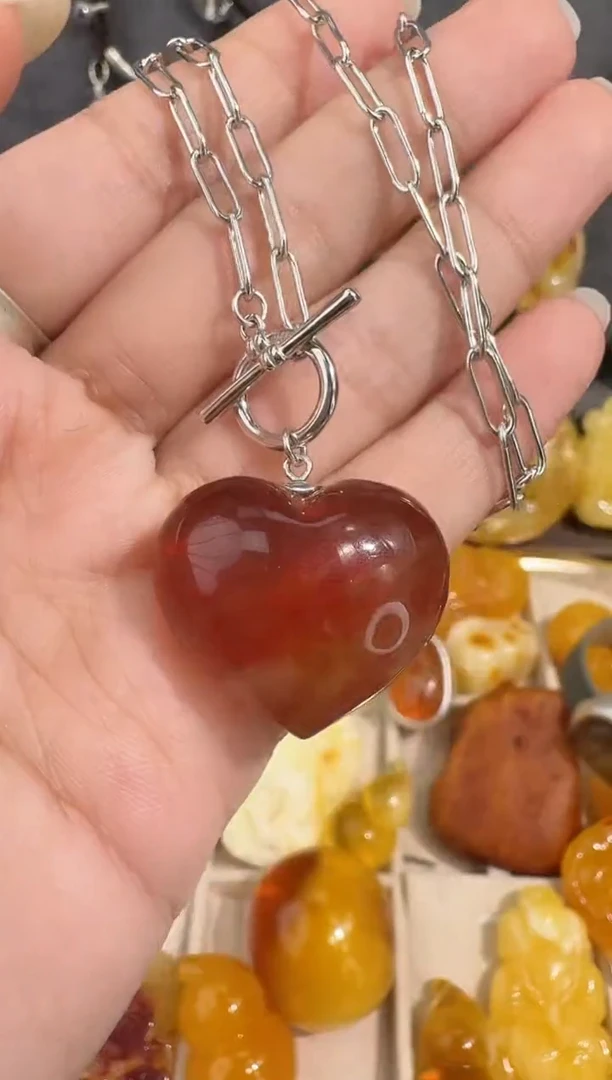 裸石琥珀未镶嵌梁*咧琥珀