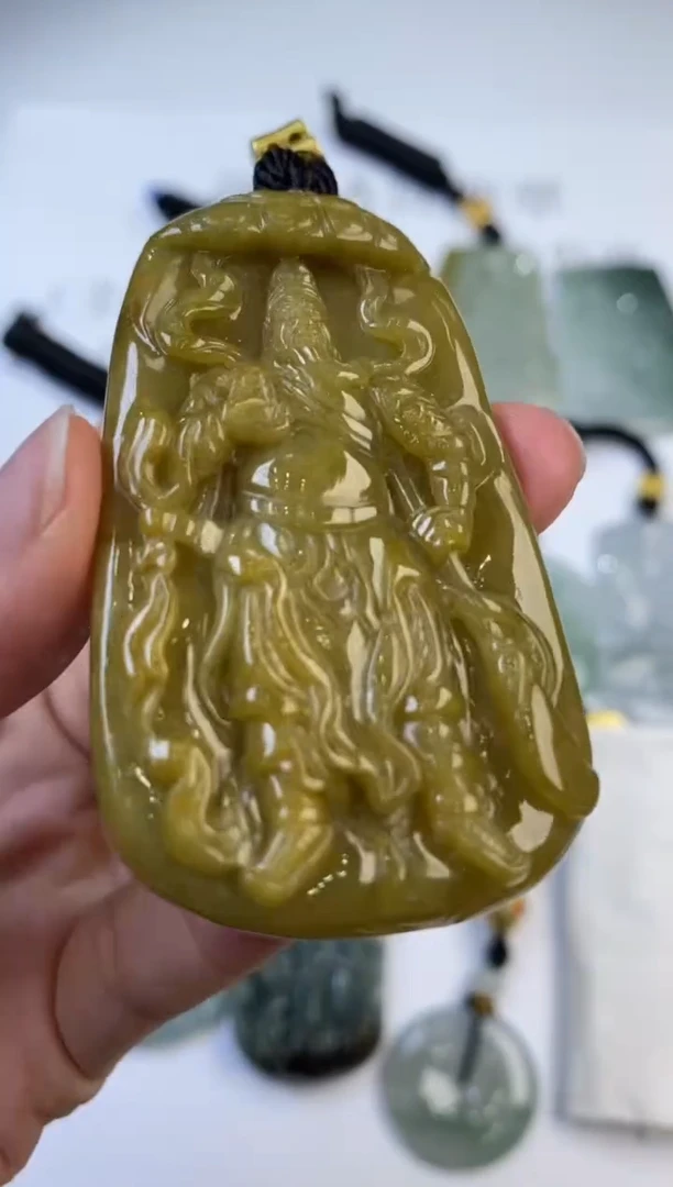 未镶嵌挂件翡翠303258     多人