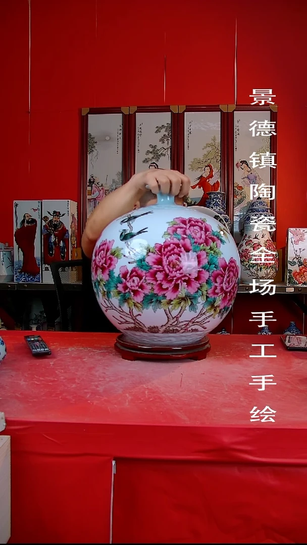 摆件景德镇陶瓷 全场手工手绘