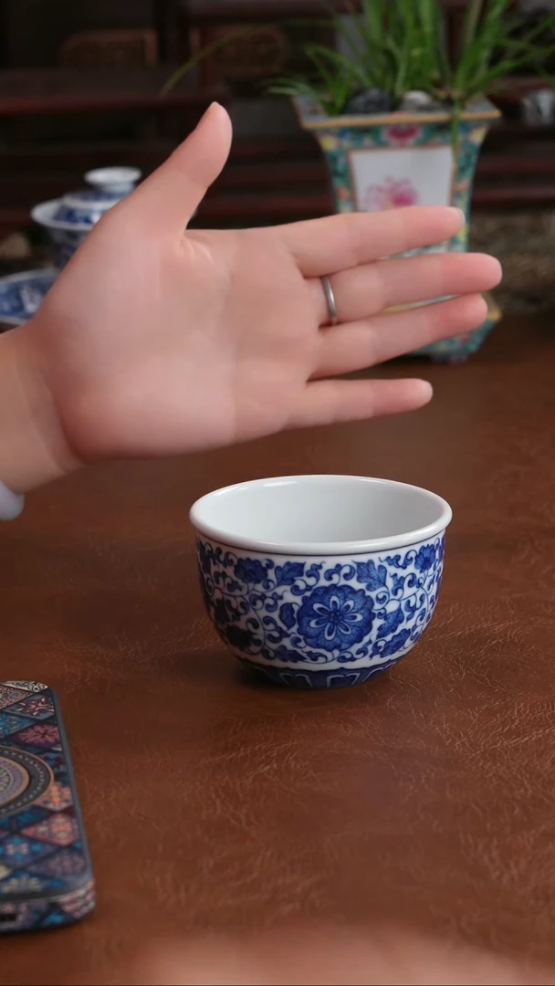 景德镇高端茶器手绘陶瓷手工茶具