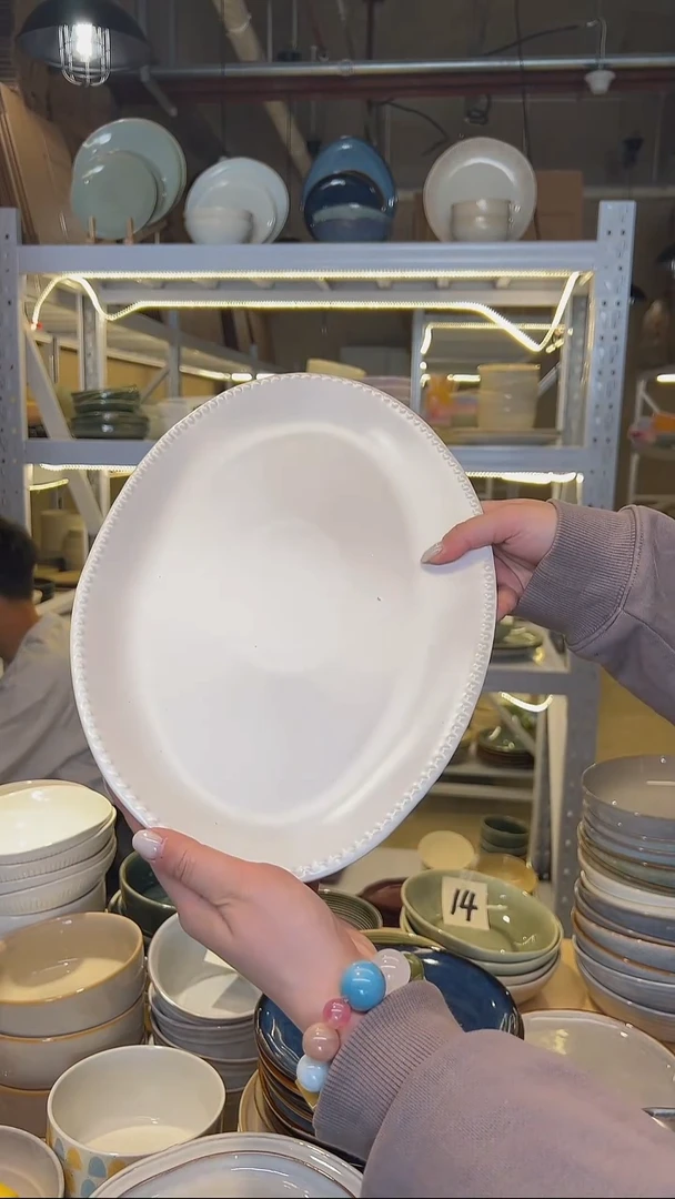 瓷34高温釉下彩陶瓷餐具
