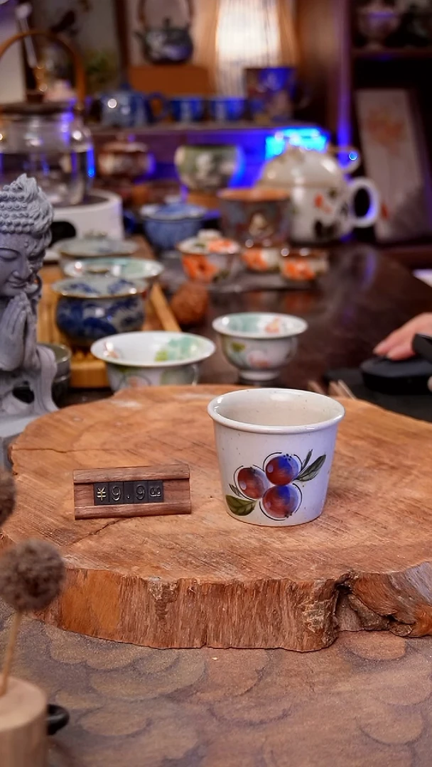 摆件蓝莓手工手绘手工手绘