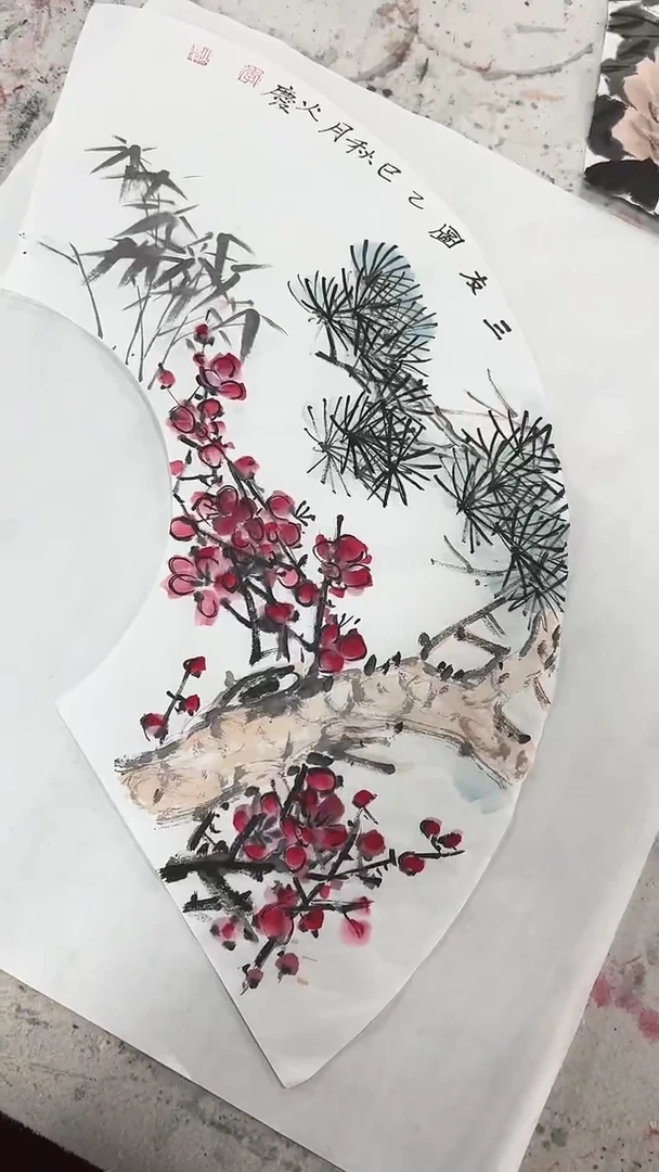 国画李火庆/国画/花鸟