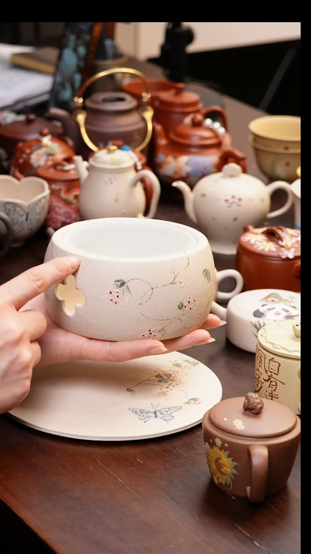 【闪购商品】原矿紫砂手工杯子壶