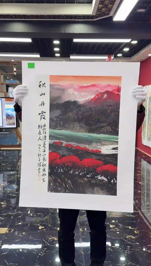 国画国画绘画山水花鸟