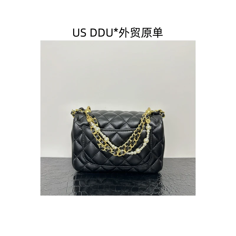 X 黑色珍珠胖子单肩斜挎包6601/H001