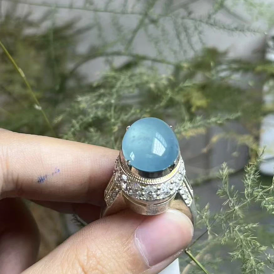 缅甸天然A货翡翠蛋面未镶嵌337