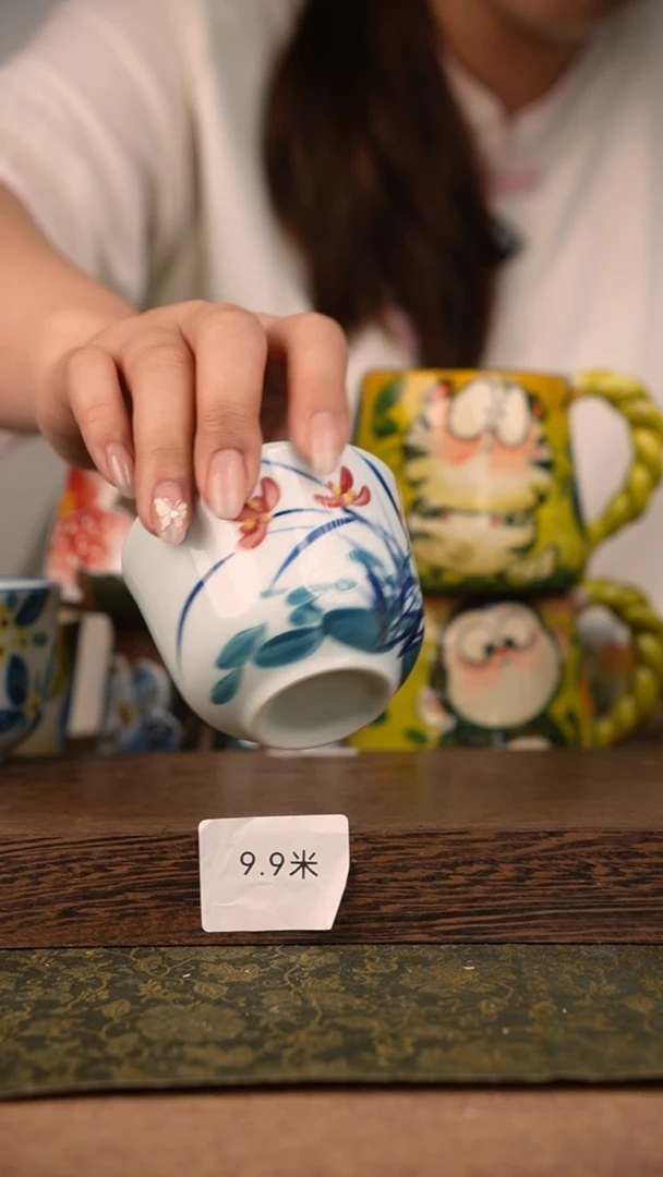 摆件泥垚手作 景德镇手工手绘器物