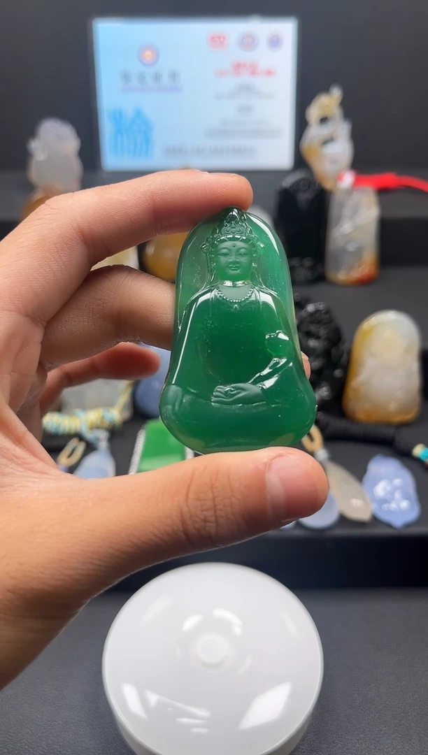 未镶嵌颈饰玛瑙/玉髓天然珠宝 一物一证