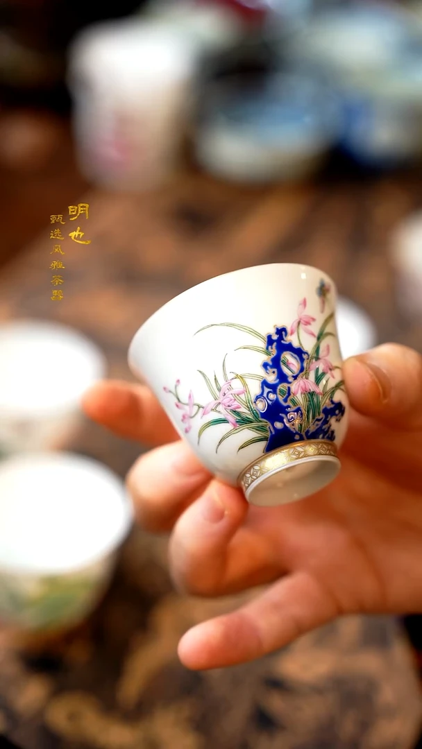 【闪购商品】1明也茶器/ 十二花神杯一个