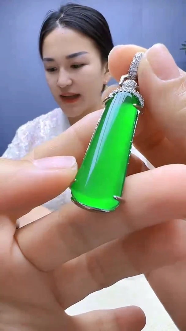 翡翠银S925镶嵌颈饰丹丹diy颈饰