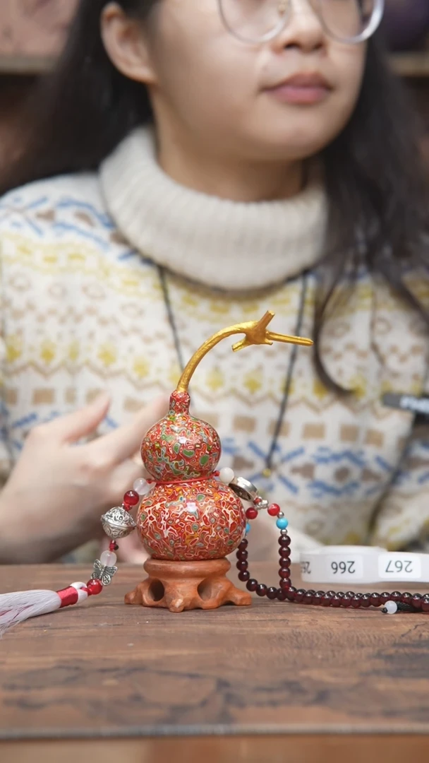 【闪购商品】262号-大漆犀皮工艺葫芦