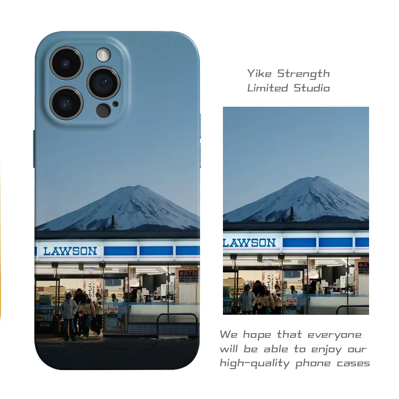 雪山下商店菲林软壳进口光面适用iphone苹果13rpomax/14/16pro