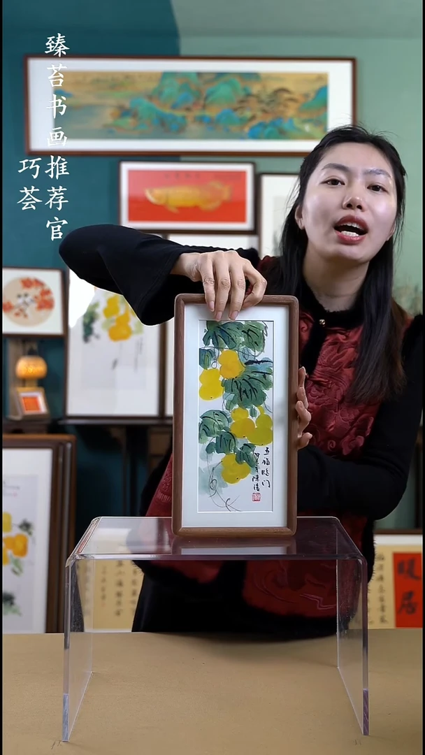【闪购商品】国画1835葫芦 手写手绘摆台