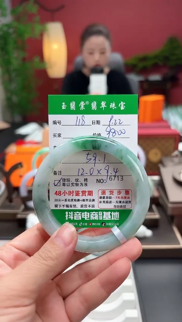 未镶嵌手镯翡翠翡翠118