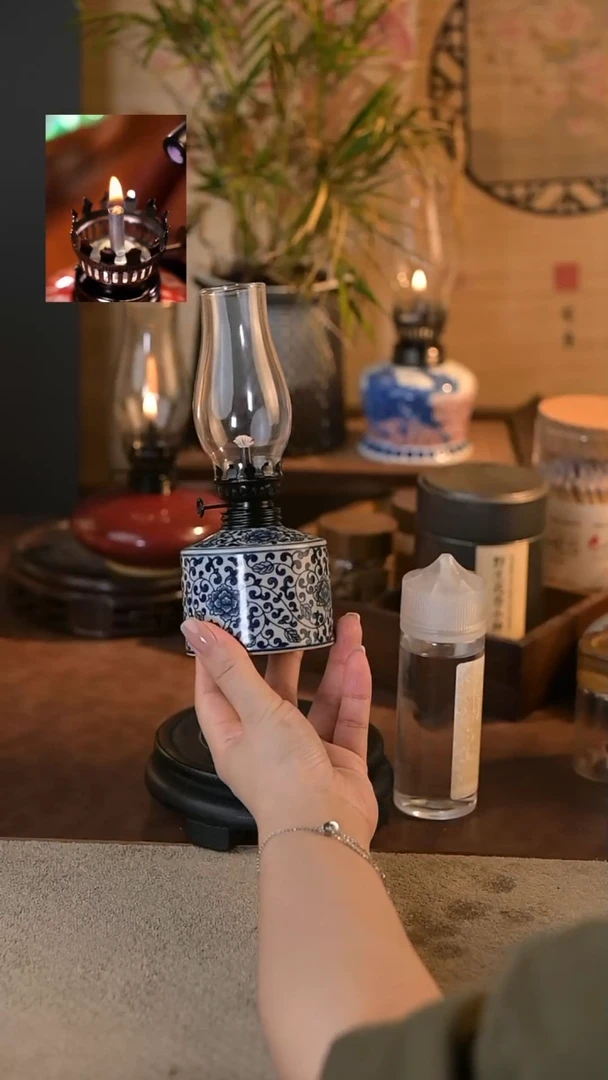景德镇陶瓷香薰灯摆件