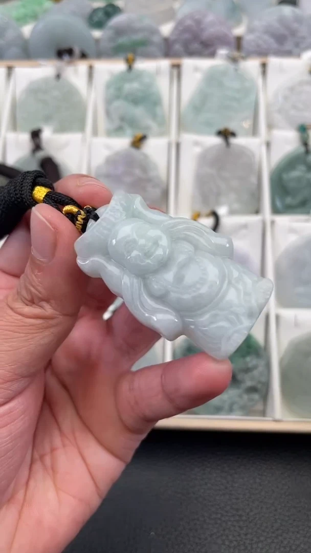 颈饰未镶嵌翡翠天然缅甸翡翠A货336