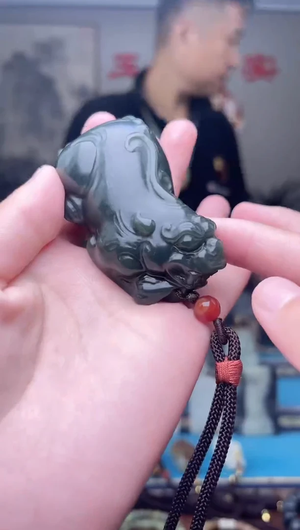 和田玉未镶嵌挂件1