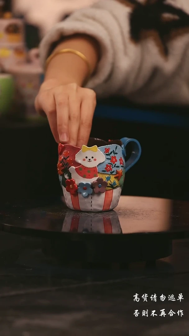 陶瓷景德镇可爱设计师款陶瓷