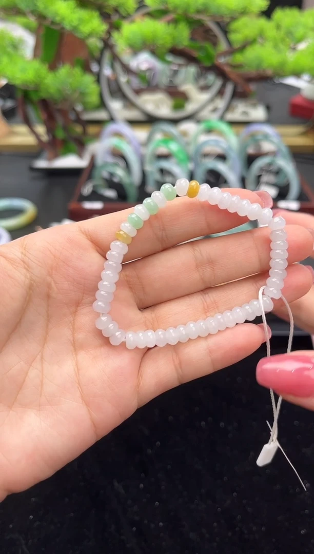 未镶嵌手串翡翠珠串