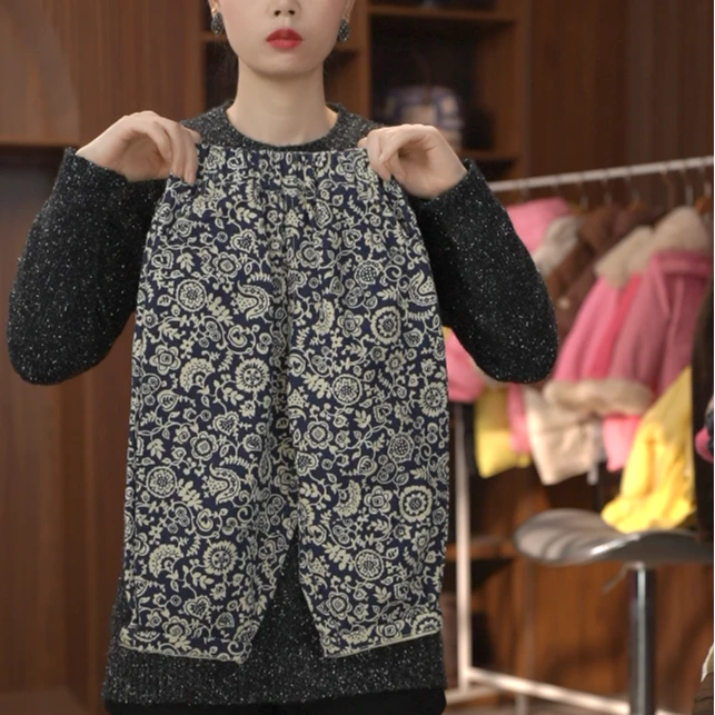 2024春秋时尚复古民族风洋气百搭休闲裤