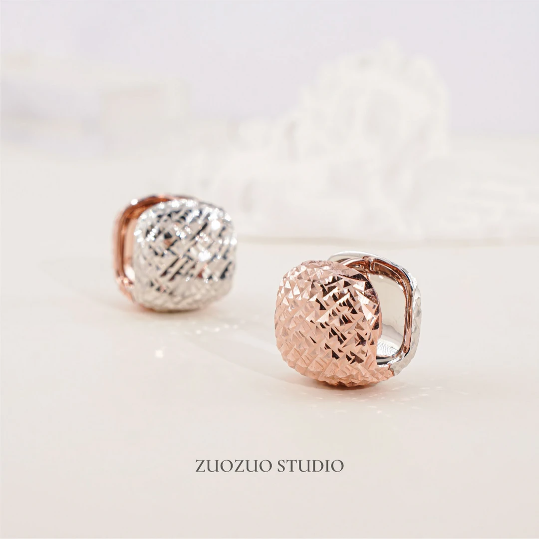 925银耳饰 【魔方】2025新款爆款高级感原创设计小众欧美爆闪银耳环