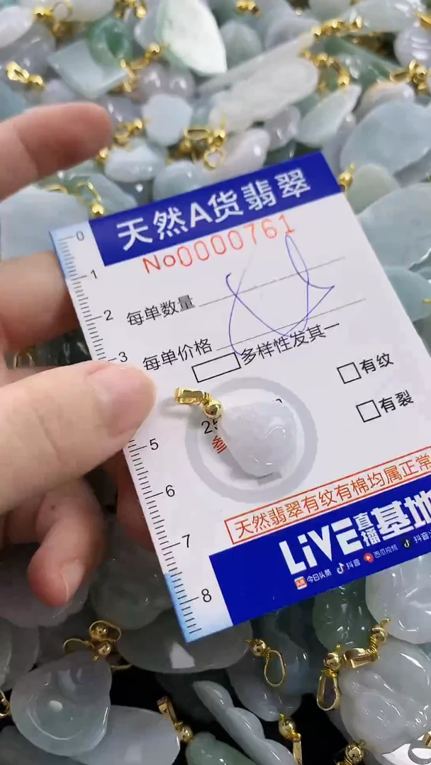 颈饰未镶嵌翡翠天然A货翡翠