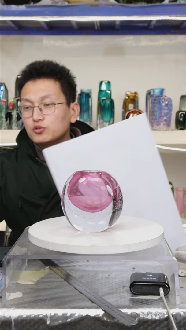 【闪购商品】琉璃【幻彩】高13精品琉璃微瑕福利