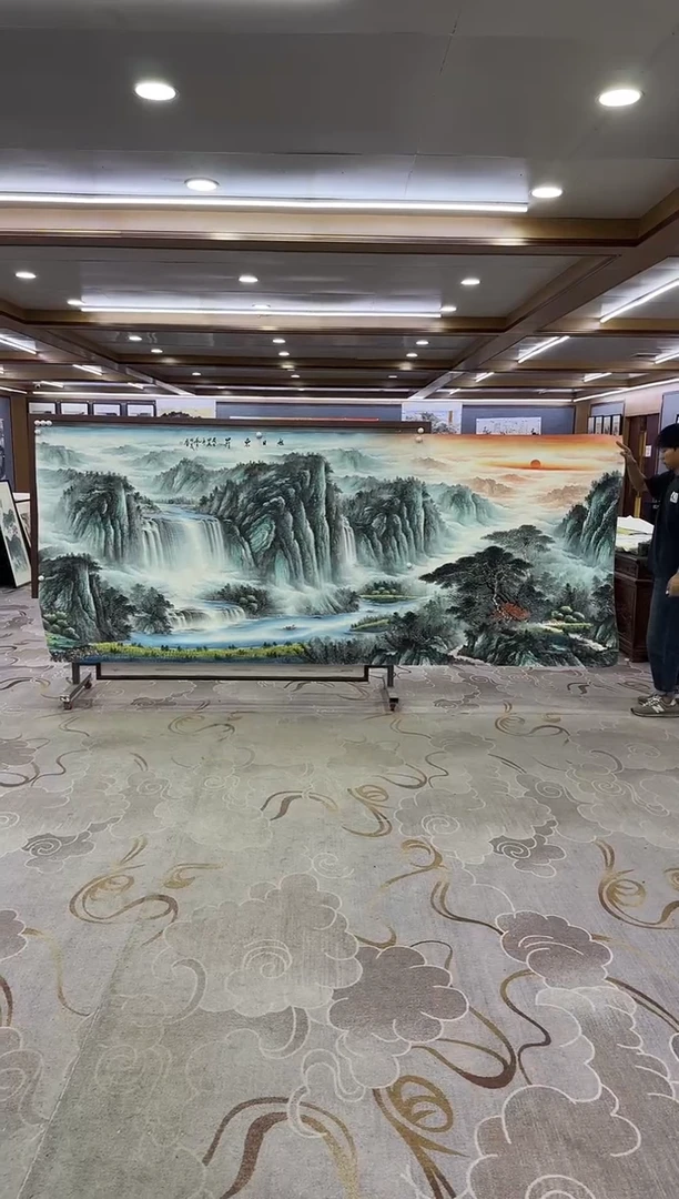 绘画绘画Y-邵明义-大丈二-山水画