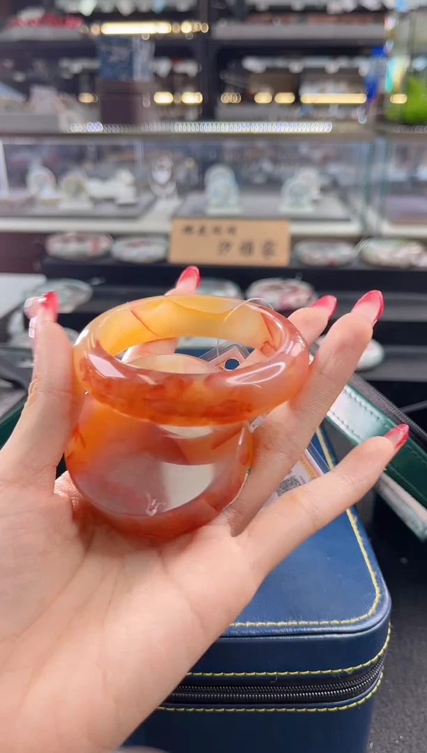 未镶嵌手镯石英质玉56--58圈口（赠品镯心）S948782