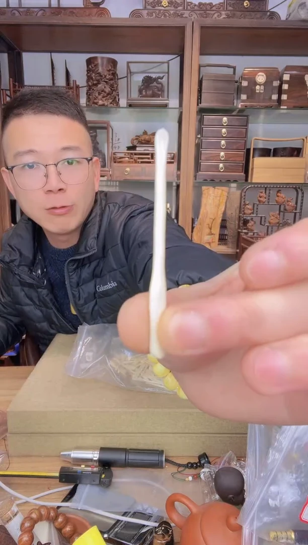 【闪购商品】乌木类书架782 猛犸牙挖耳勺，多样性发一