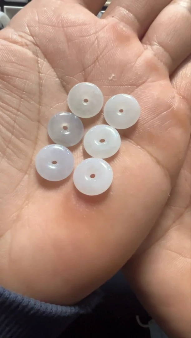 【闪购商品】翡翠挂件未镶嵌小平安扣6个