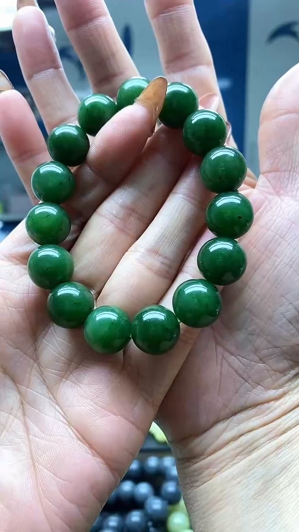 未镶嵌手串和田玉碧玉14