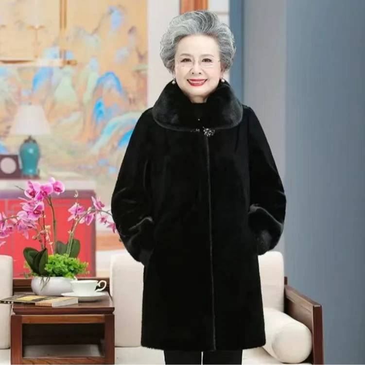 新款女士时尚荷叶领外套